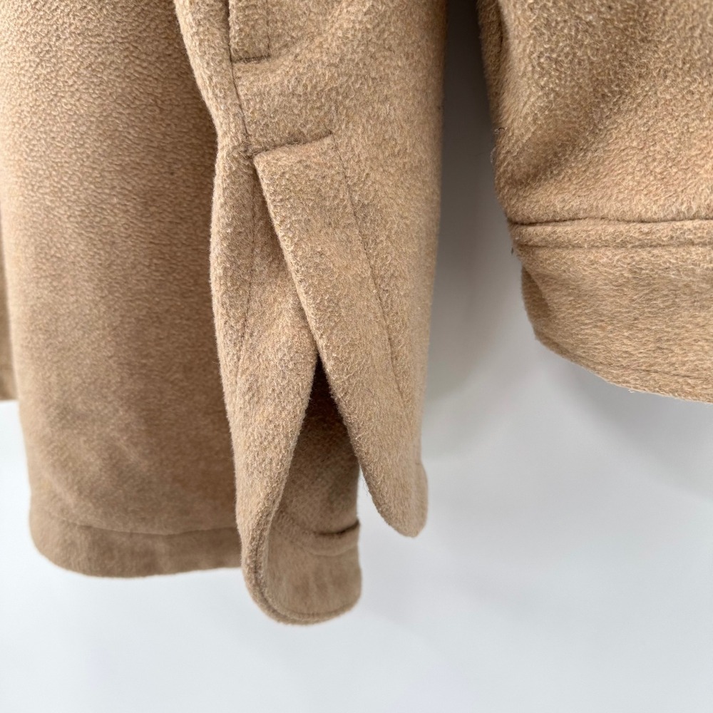 Old Navy Classic Camel Brushed-Twill Front Snap Round Hem Shacket Women's XL‎ - Picture 10 of 12